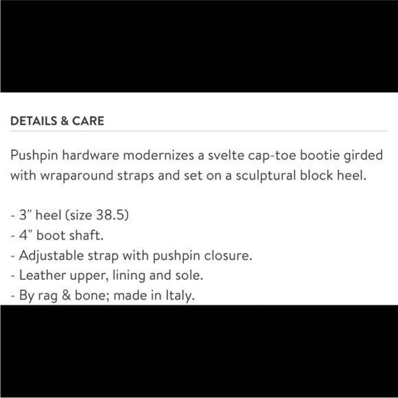 Rag and bone Harrow bootie - Picture 6 of 6